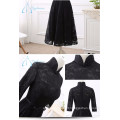 Latest Style New Design Lace Sashes Black Prom Dress